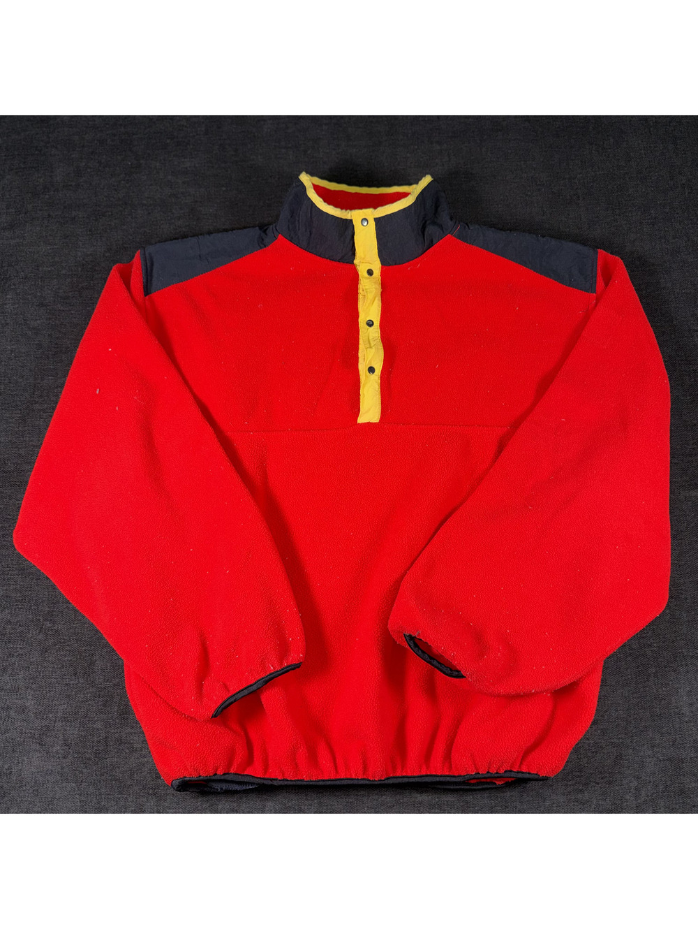 Vintage Marlboro Adventure Team Red Fleece Pullover Jacket XL